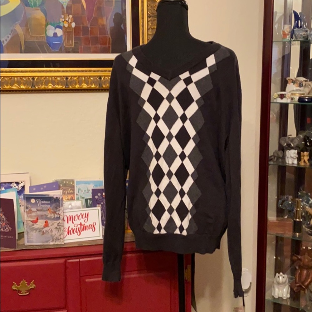 PGA Tour, Mens v-neck sweater, 100% cotton